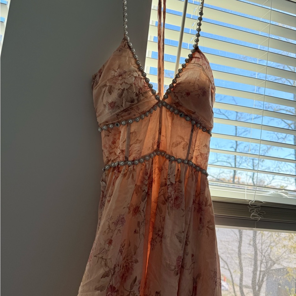 Floral Ruffle Maxi Dress - Picture 8 of 14